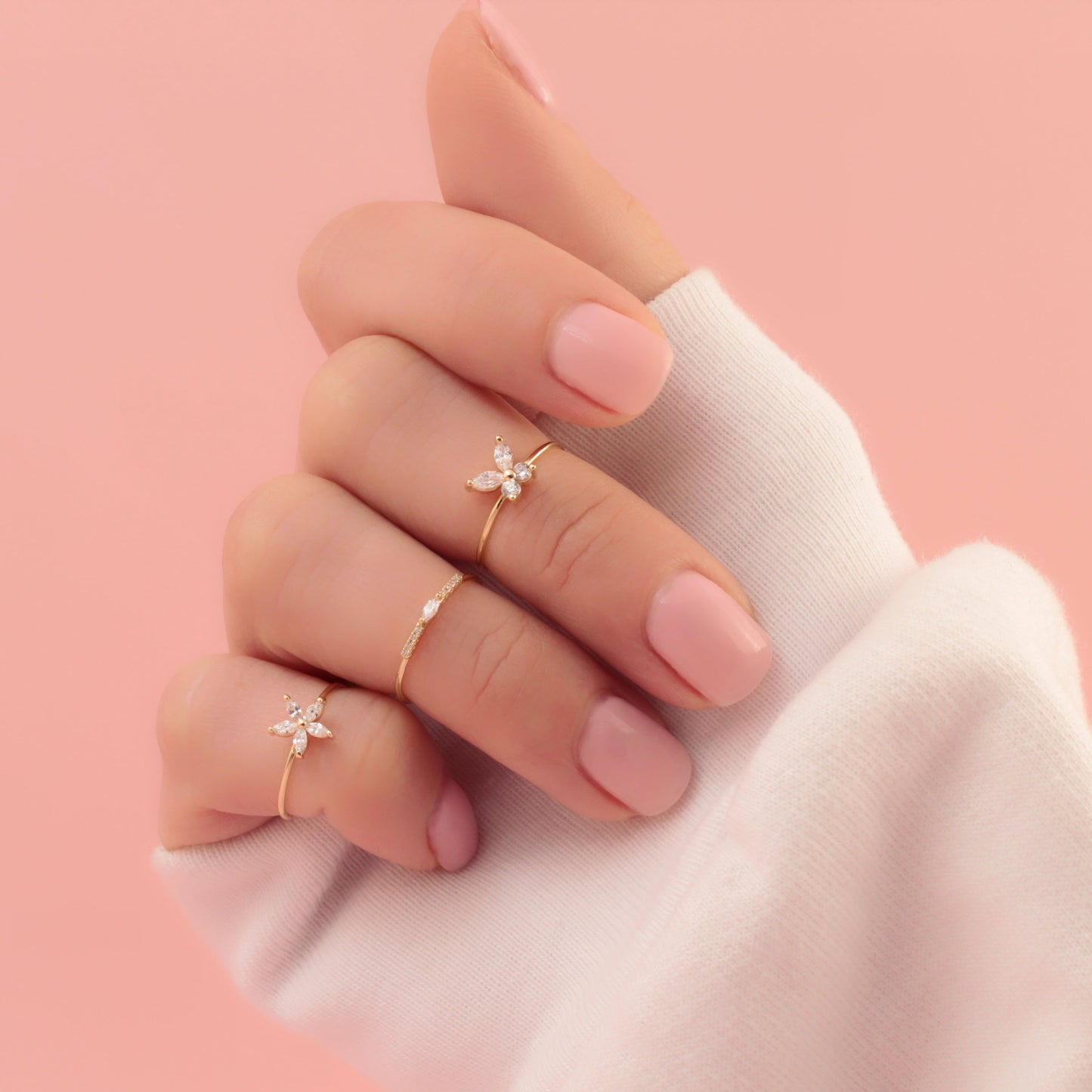 Anillo Midi Flor