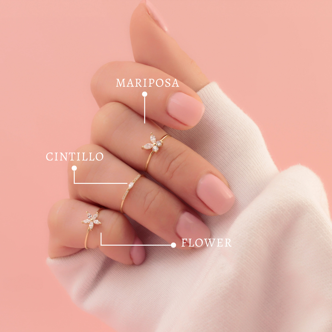 Anillo Midi Flor