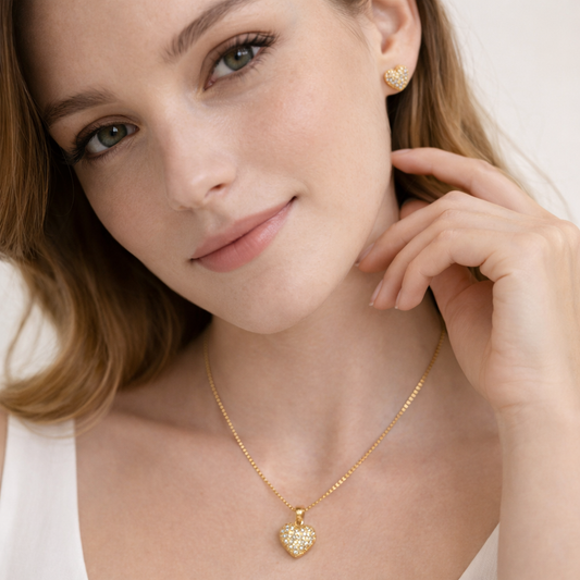 SAN VALENTIN GOLD SET