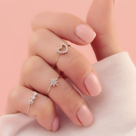 Anillo Midi Star Collection